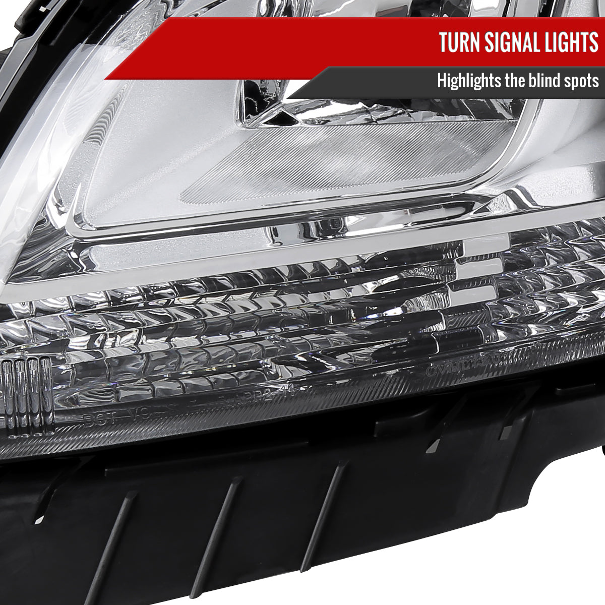 Spec-D 13-15 Malibu/2016 Malibu Ltd Clear Pro Headlights Driver