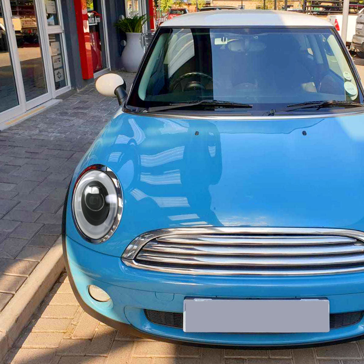 Spec-D 02-08 Mini Cooper Headlights Projector V2 Matte Black