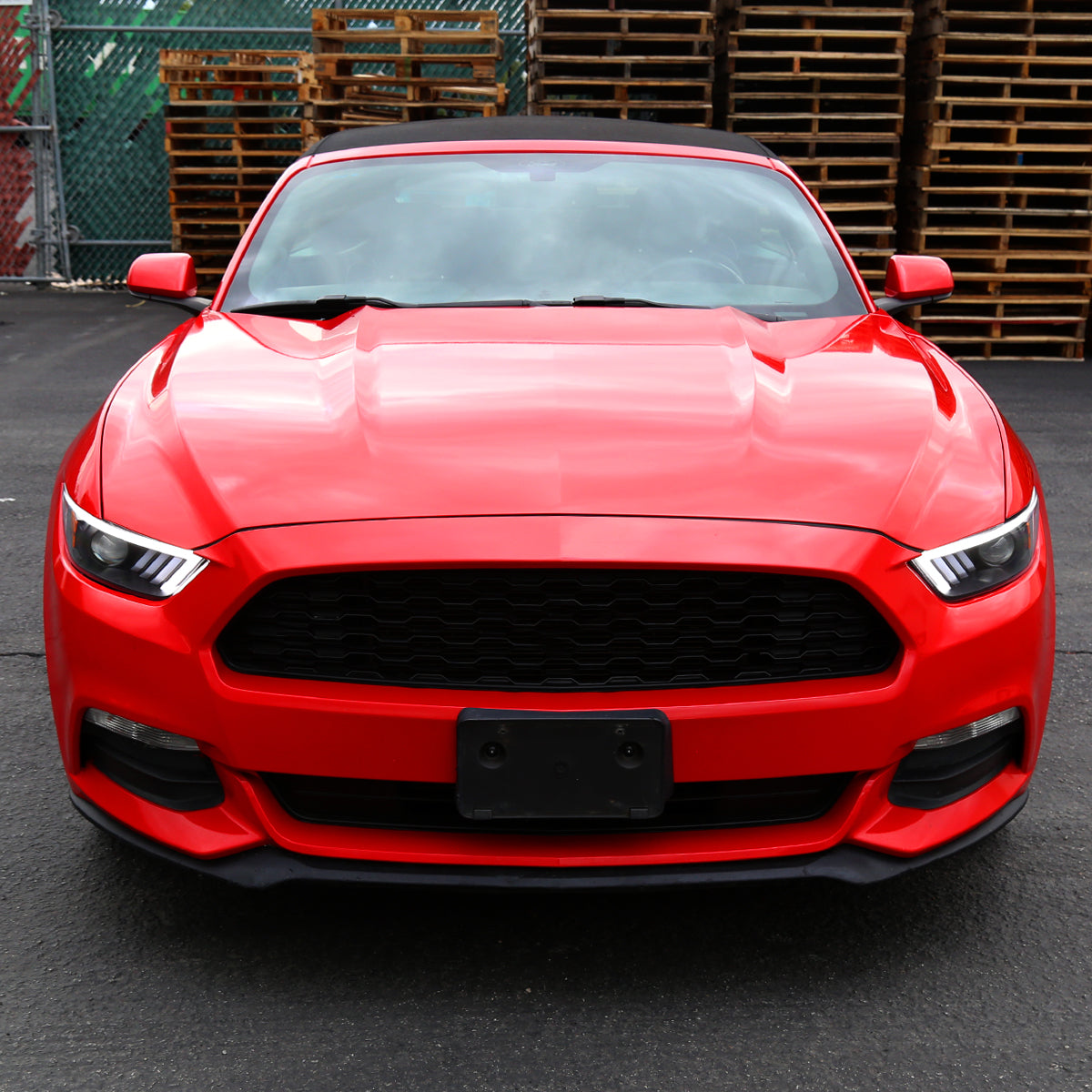 Spec-D 15-17 Ford Mustang Sequential Headlights HID-Type Matte Black