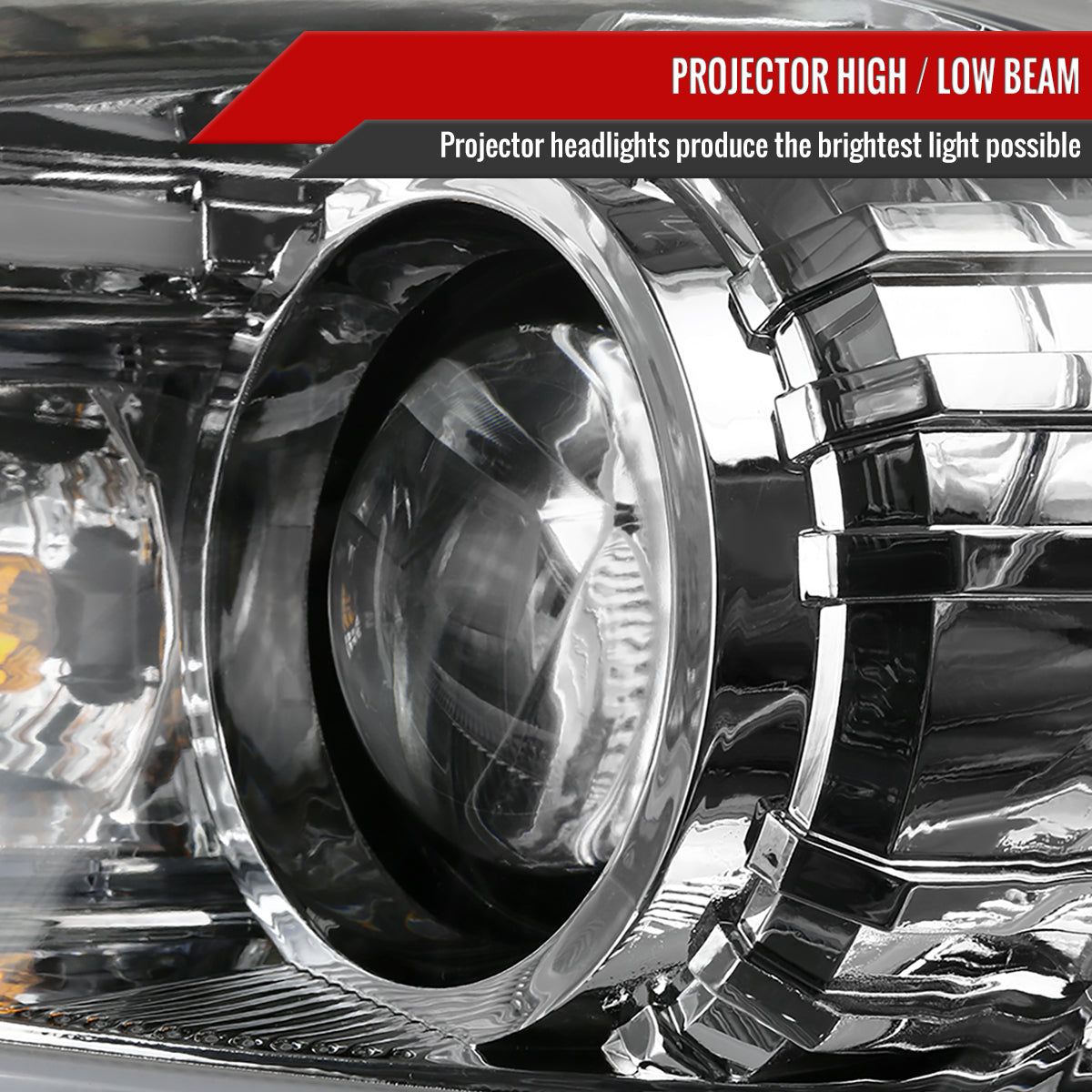 Spec-D 10-13 Mazda 3 Projector Headlights LED Strip Chrome MZ310