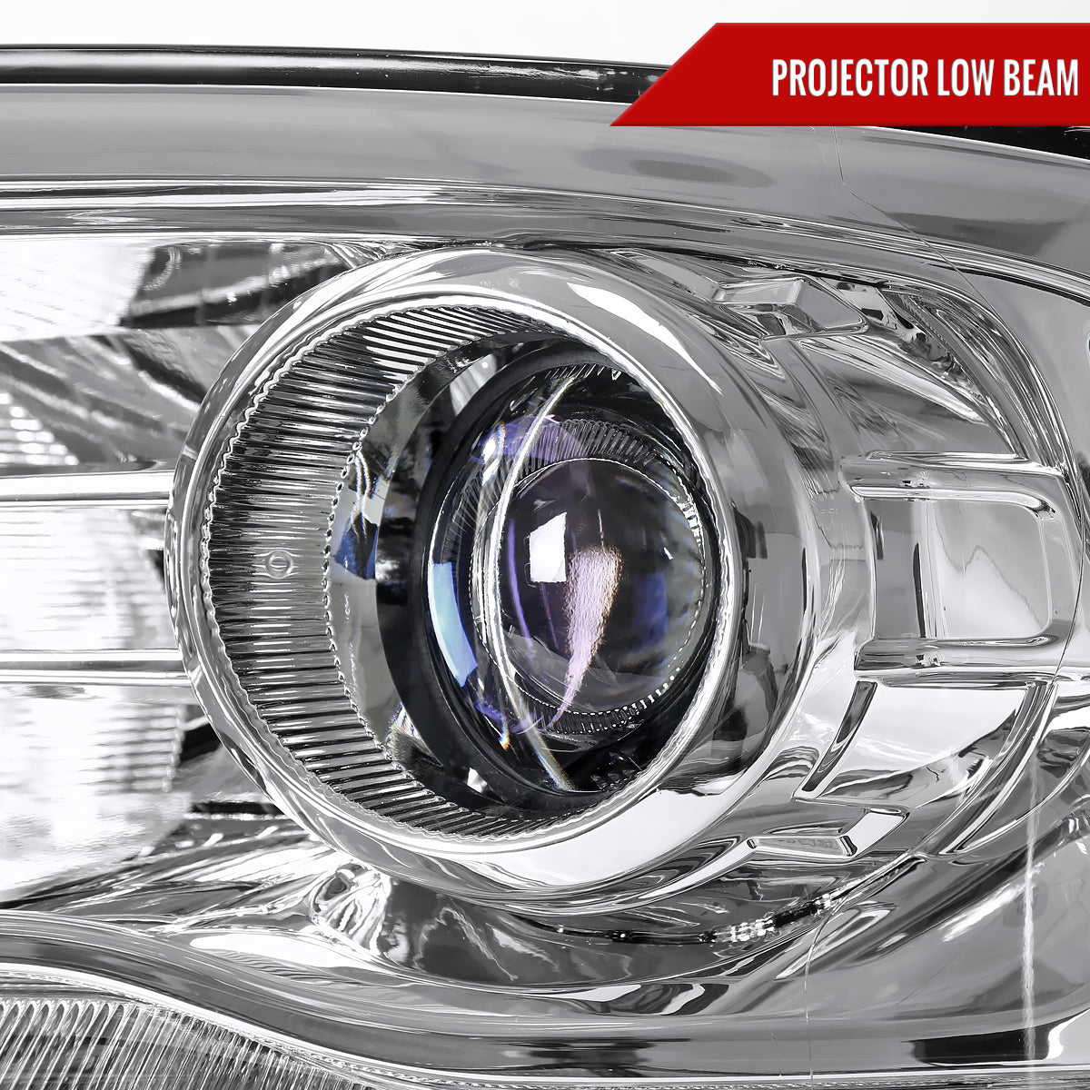 Spec-D 13-18 Ram 1500 2500 3500 Headlights LED Bar Chrome