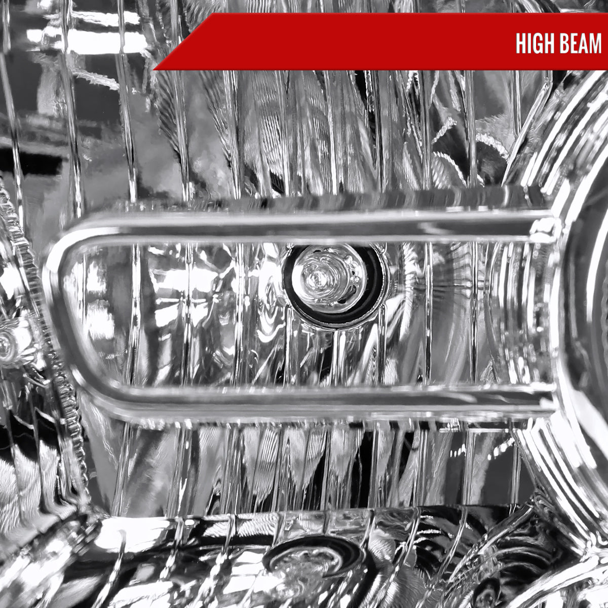Spec-D 13-18 Ram 1500 2500 3500 SEQ Bar Projector Headlights Chrome