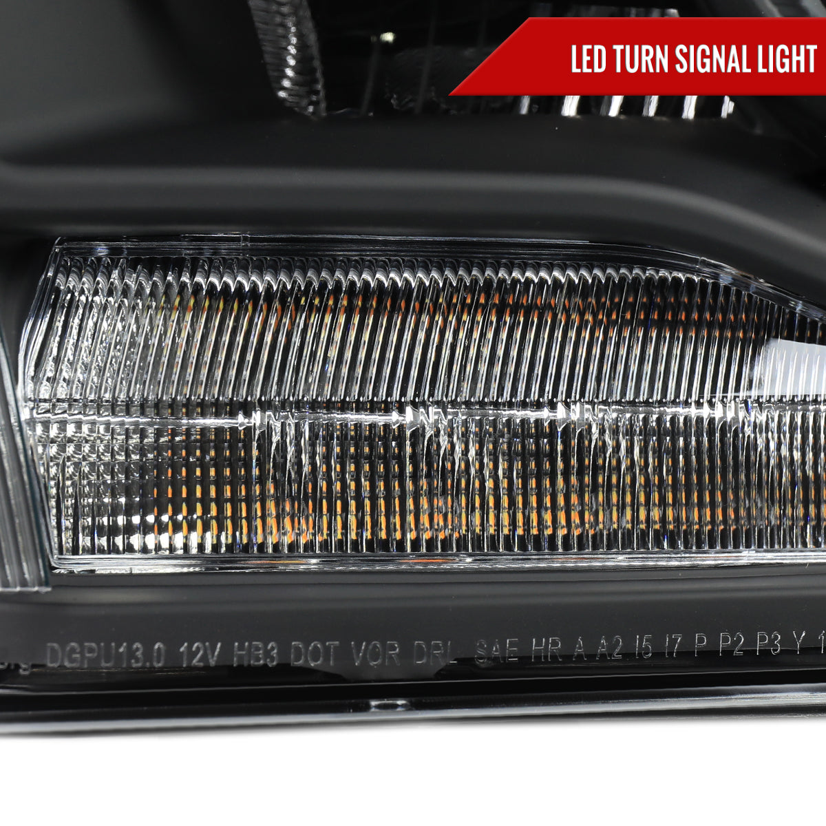 Spec-D 13-16 Ford Fusion Headlights Switchback Sequential Matte Black