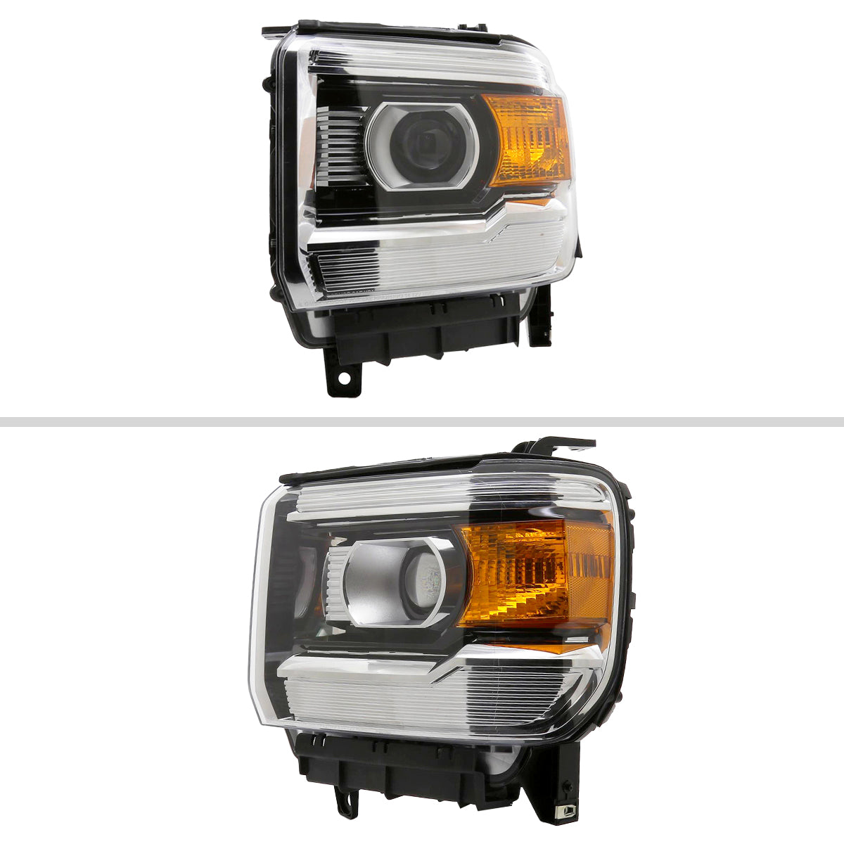 Spec-D 14-19 GMC Sierra Driver Projector Chrome Replacement