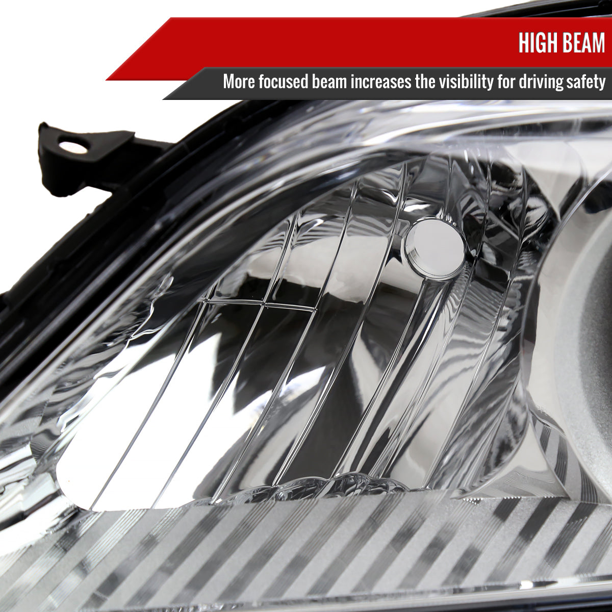 Spec-D 11-20 Toyota Sienna Driver Projector Chrome Replacement