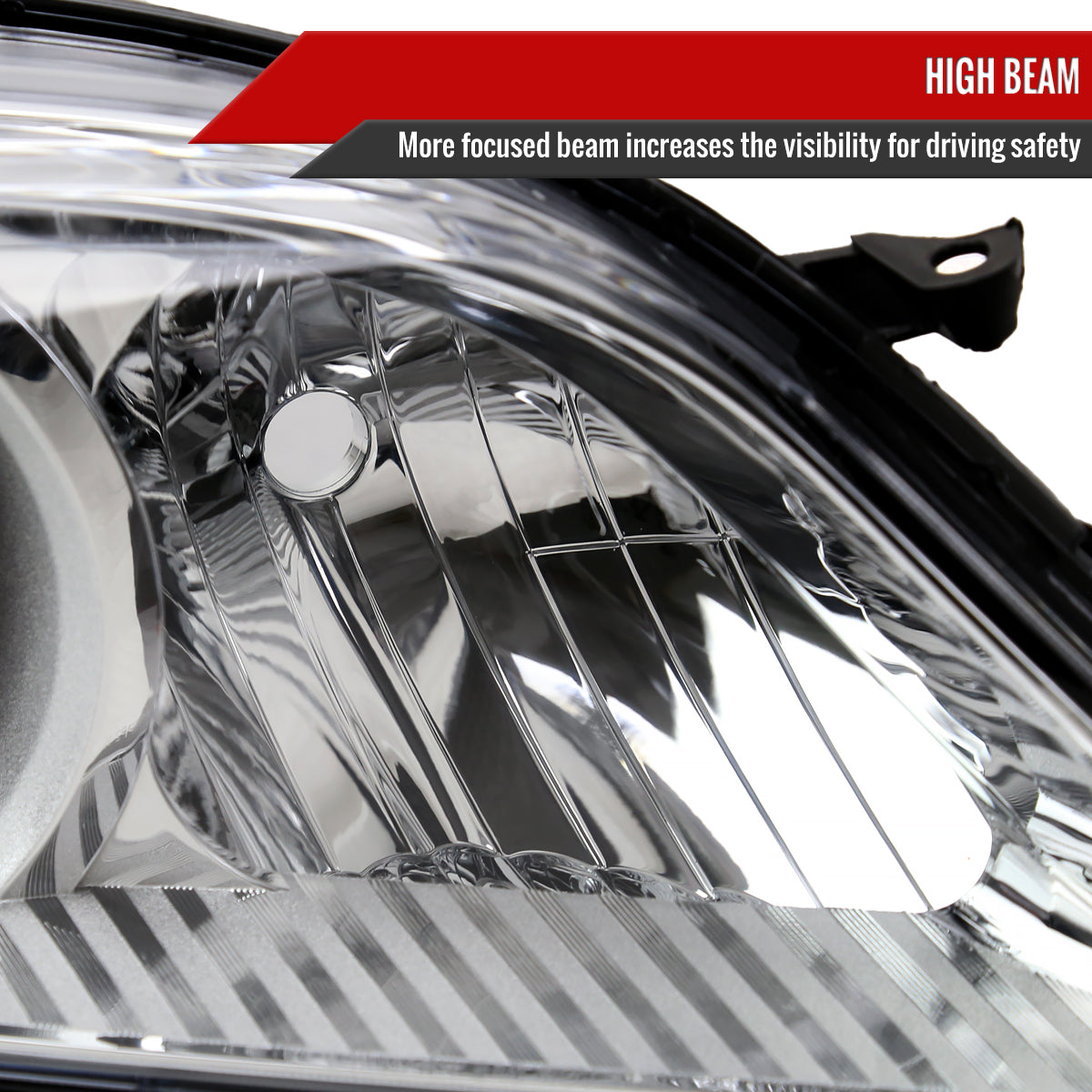 Spec-D 11-20 Toyota Sienna Passenger Projector Chrome Replacement