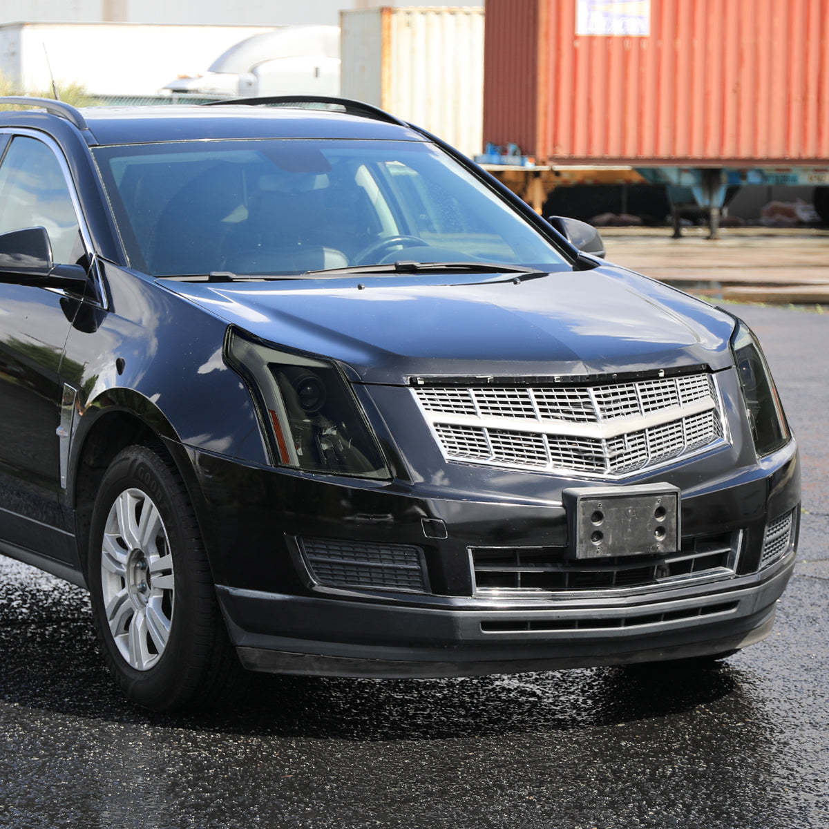 Spec-D 10-16 Cadillac SRX Sequential LED Headlights Black/Smoked