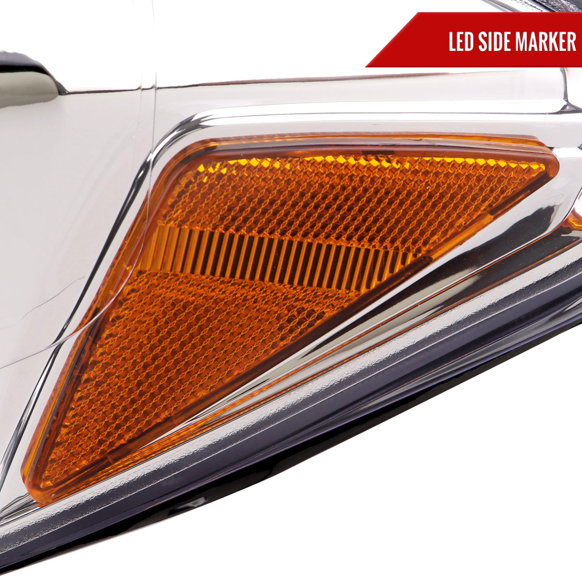 Spec-D 16-23 Tacoma Switchback LED Projector Headlights Chrome