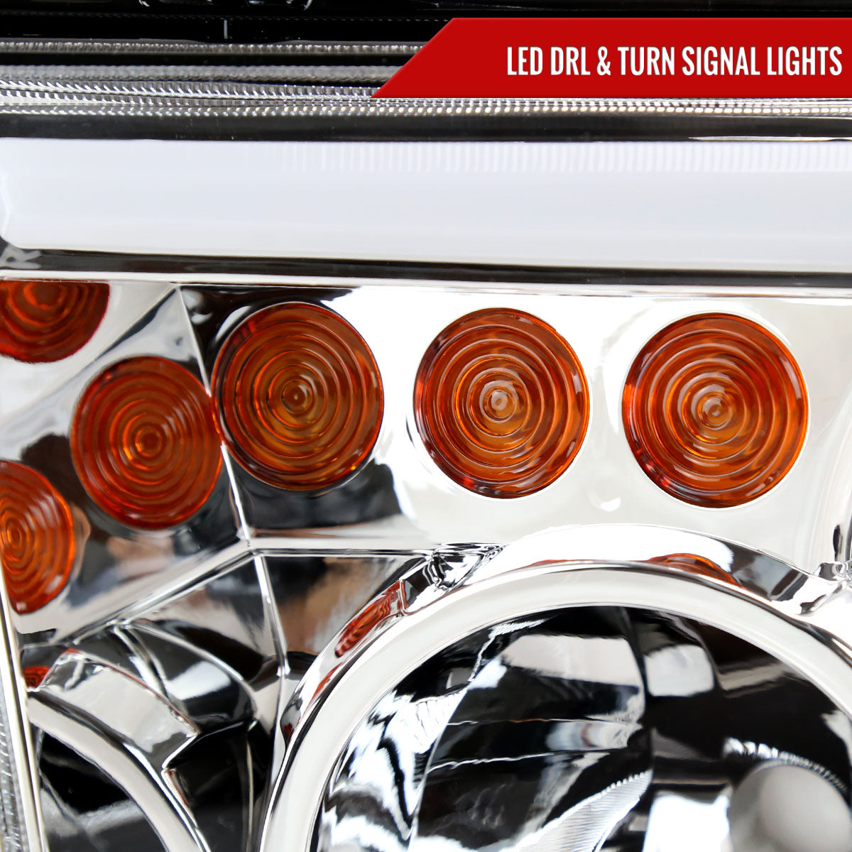 Spec-D 07-13 Tundra/08-17 Sequoia Retro Style Tube Pro Headlights