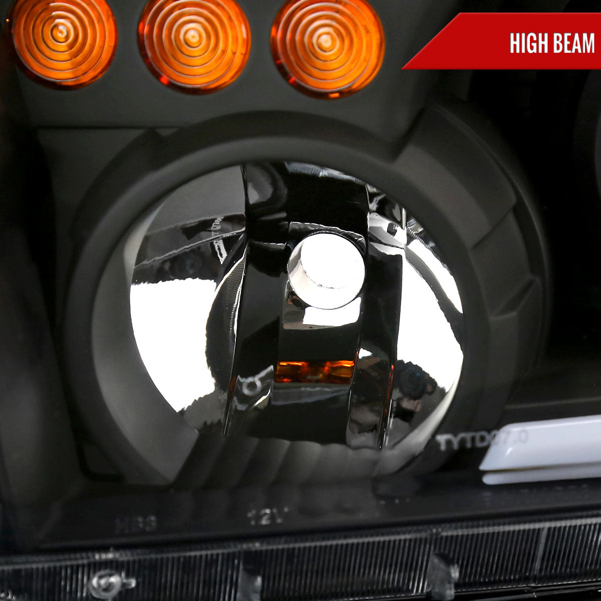 Spec-D 07-13 Tundra/ 08-17 Sequoia Headlights OEM Style Black