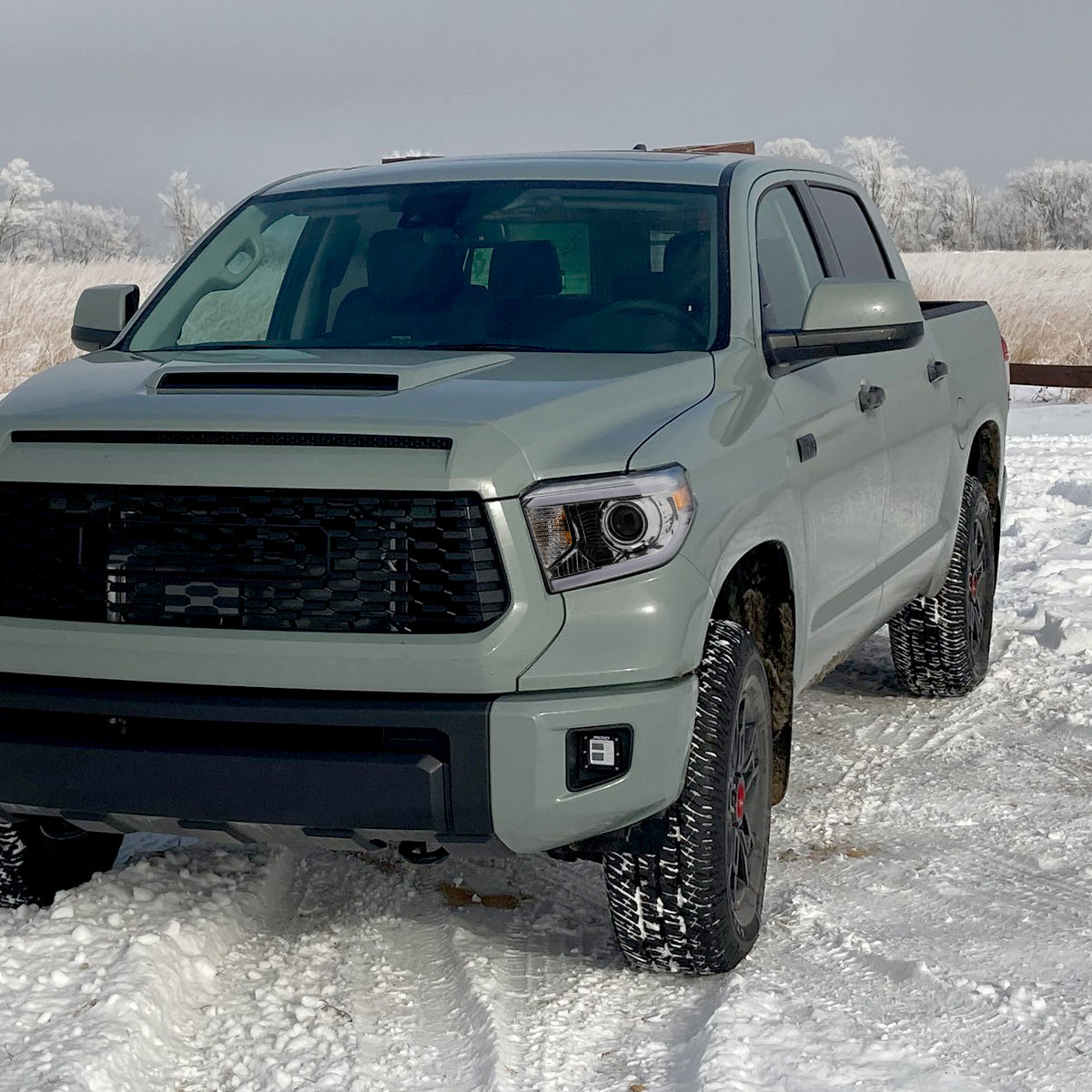 Spec-D 14-21 Tundra Switchback SEQ LED Projector Headlights Chrome