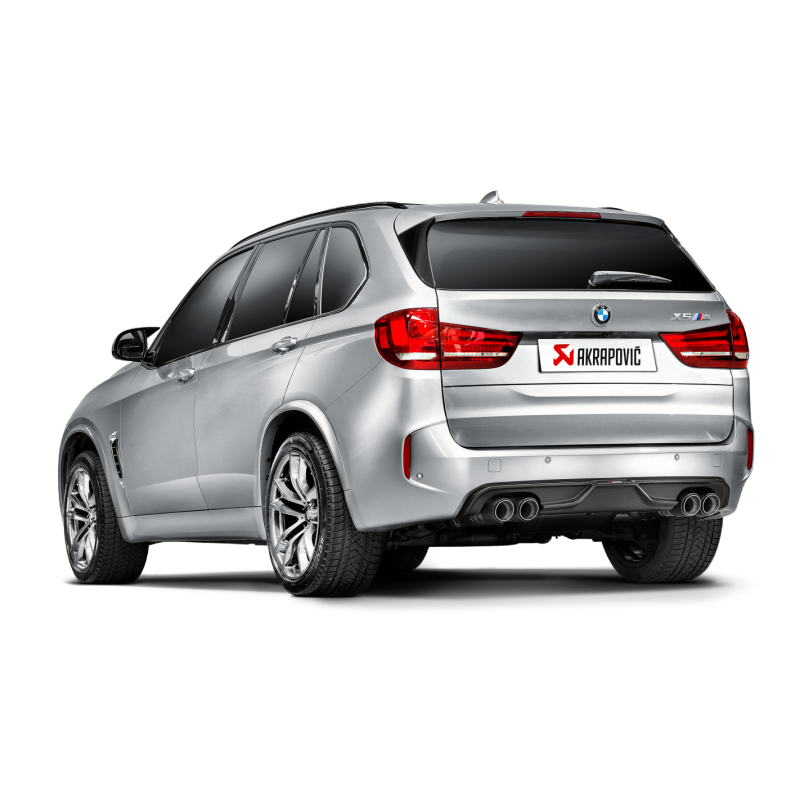 Akrapovic 15-17 BMW X5M (F85) Evolution Line Cat Back (Titanium) w/ Carbon Tips