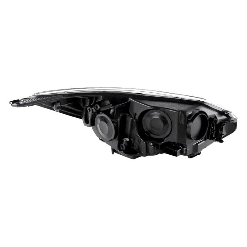 Spec-D 12-14 Ford Focus Headlights OEM Style Matte Black/Clear
