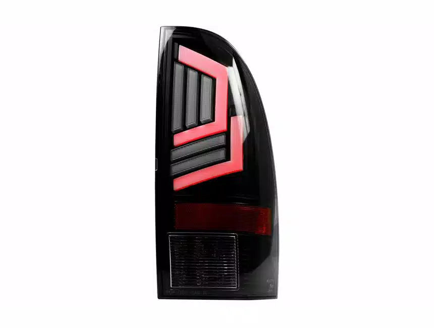 Winjet Toyota Tacoma 2005-15 Sequential Tail Lights - Black/Smoke