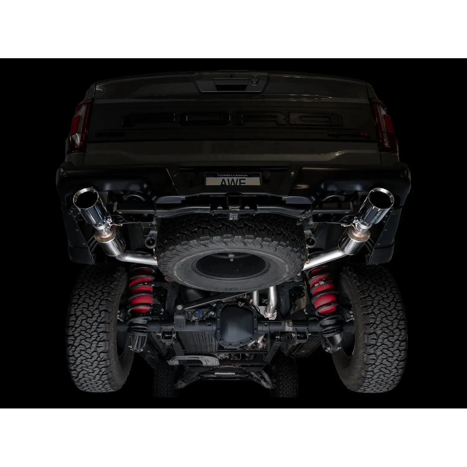 AWE Gen 3 Raptor R SwitchPath Exhaust - Chrome Silver Tips