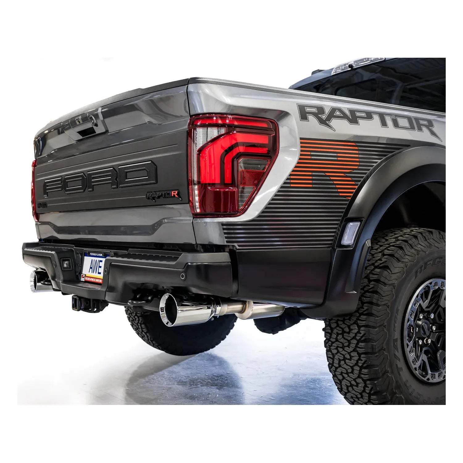 AWE Gen 3 Raptor R SwitchPath Exhaust - Chrome Silver Tips