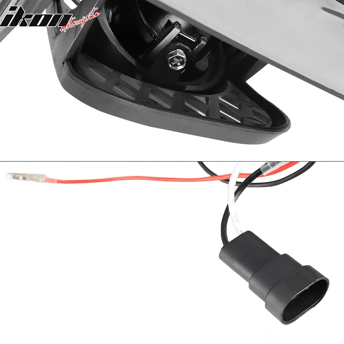 1999-2003 Ford F-150 Ring Style 2PC Projector Fog Lights Black Housing