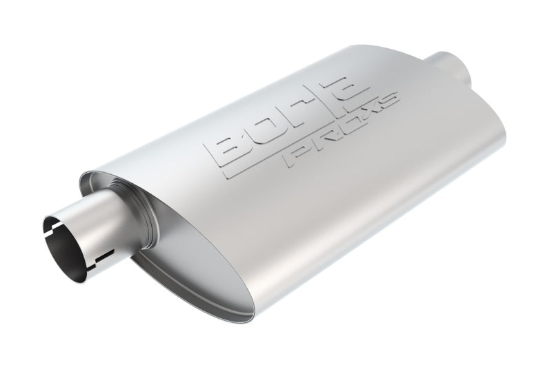 Borla Universal Center/Offset Oval 2.5in In/Out 14in x 4.25in x 1.88in PRO-XS Muffler 400481