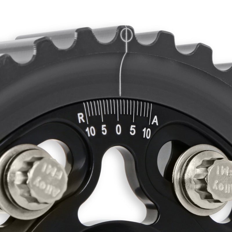 AEM Electronics Tru-Time Cam Gear Black 5-Bolt Honda D16Y7 & D16Y8