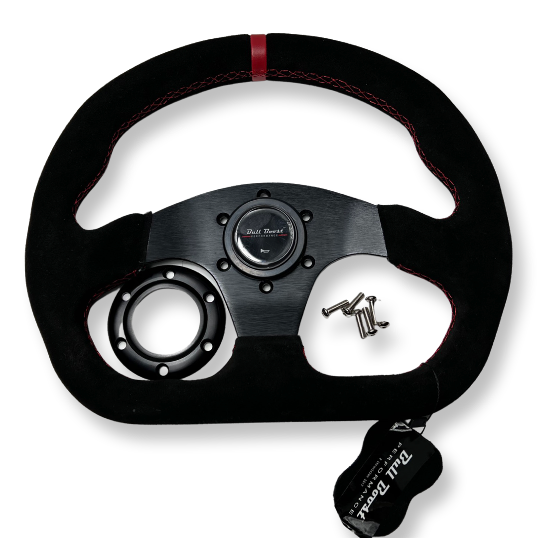 6-Bolt Racing Steering Wheel + Hub Adapter Boss Kit for Civic, Del Sol, Integra