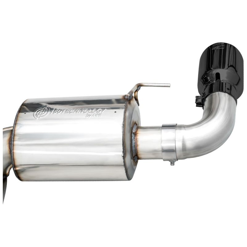 AWE 19-23 BMW 330i / 21-23 BMW 430i Base G2X Touring (Excl.Conv) Axle Back Exhaust - Diamond Black