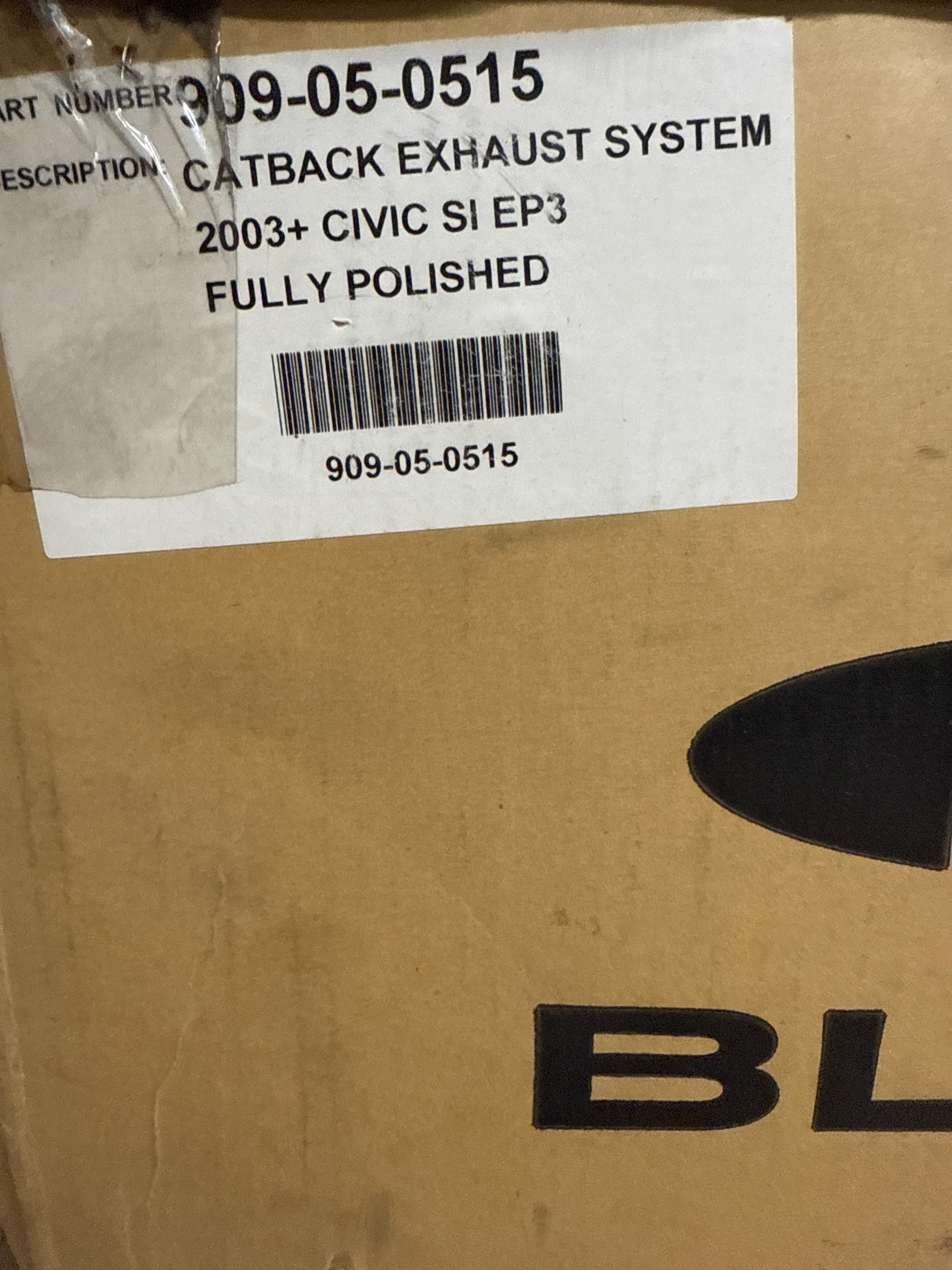 Blox CatBack Exhaust System Fully Polished | Fits 01 + Honda Civic EX Coupe