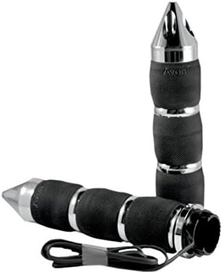 Avon Grips MT-IN-AIR-90CSH Air Cushioned Spike Heated Grips - Chrome