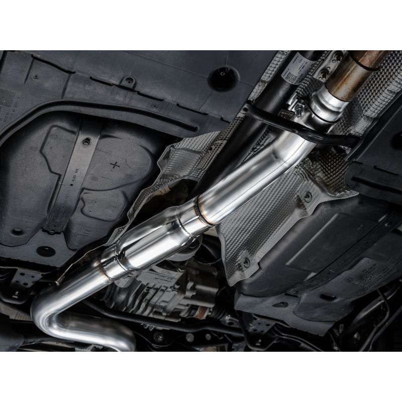 AWE 22-24 Audi 8Y S3 Touring Edition Exhaust - Chrome Silver Tips