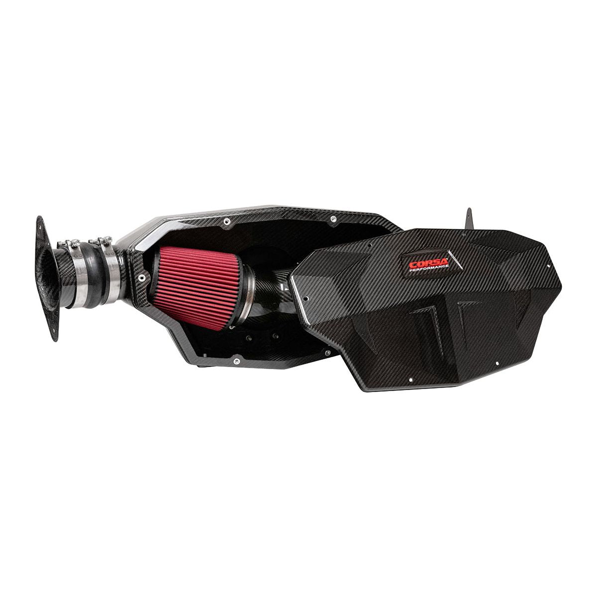 CORSA Black / Carbon Fiber Air Intake for 2020+ Corvette C8 (44003D)