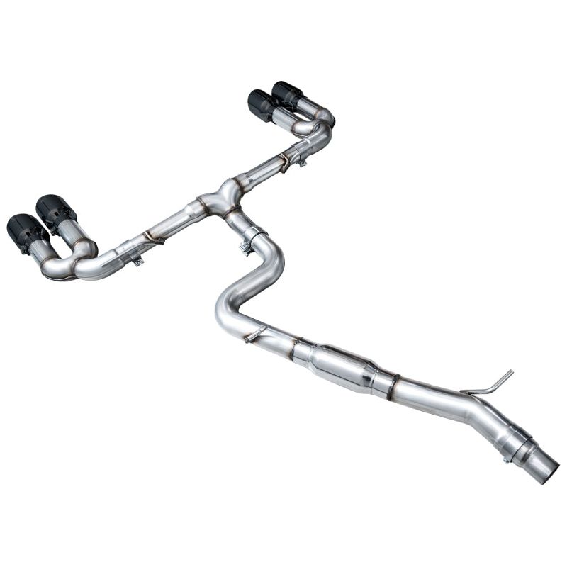 AWE 22-24 Audi 8Y S3 Track Edition Exhaust - Diamond Black Tips