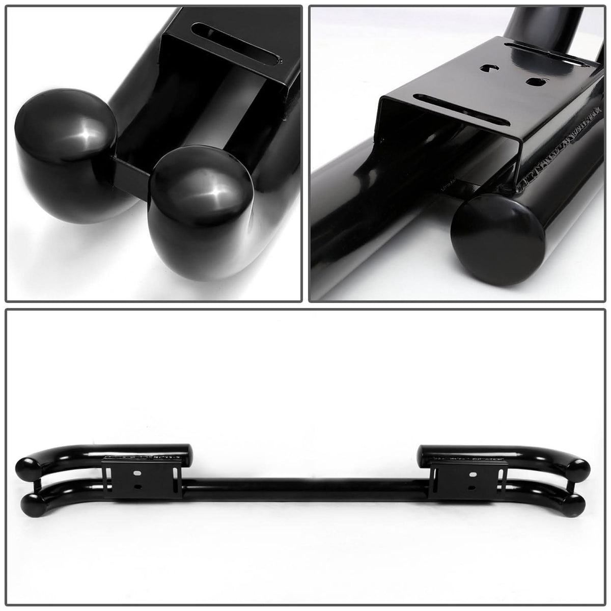 1987-2006 Jeep Wrangler Tubular Rear Bumper Guard - Black