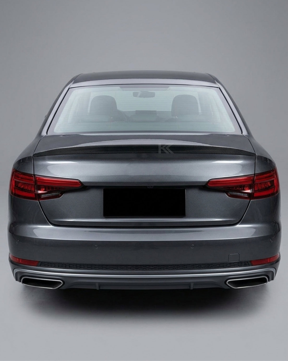 2017–2019 Audi A4 S-Line / S4 B9 Sedan Single Deck Rear Trunk Spoiler – Carbon Fiber