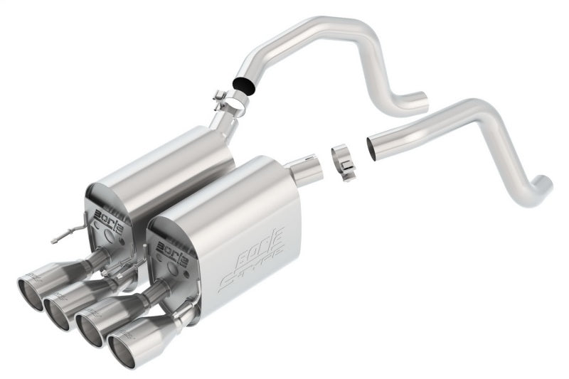 Borla 05-08 Corvette Coupe/Conv 6.0L/6.2L 8cyl AT/MT 6spd S-Type II SS Exhaust (rear section only) 11815