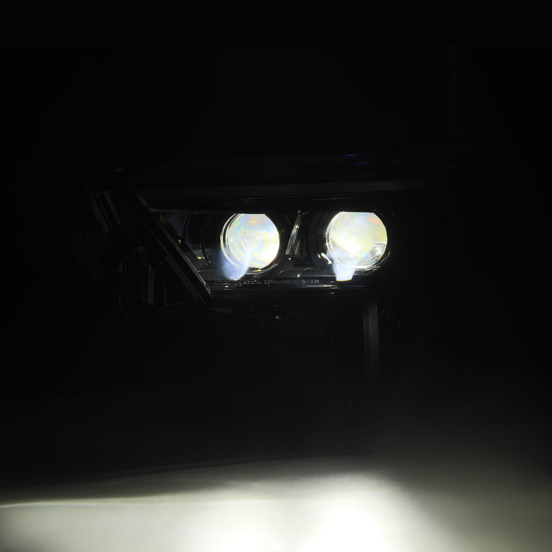 AlphaRex 22-23 Toyota Tundra LUXX-Series Headlights Alpha-Blk w/White DRL - Req 810029 OR 810030 880863 *Discontinued