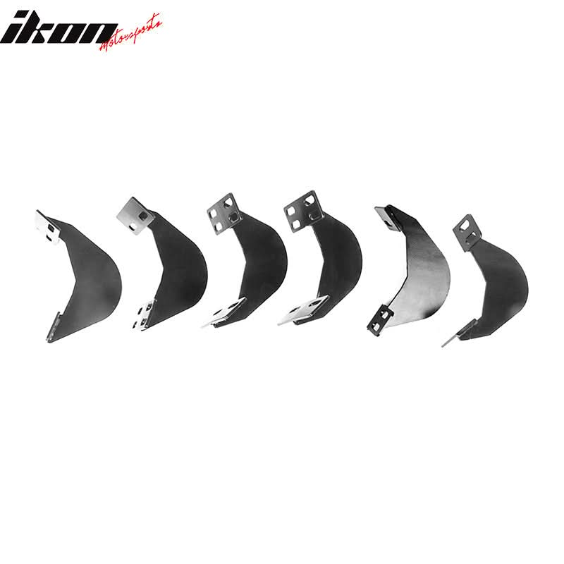 2009-2023 Dodge Ram 2500 3500 IKON V1 Black Running Boards Solid Steel