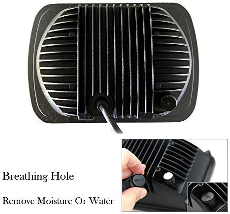 Black Pair 45w 7x6 5x7 6052 6054 H5054 H6054 Hilow Sealed Beam LED Headlights Replacement For Chevy Express Cargo Van 1500