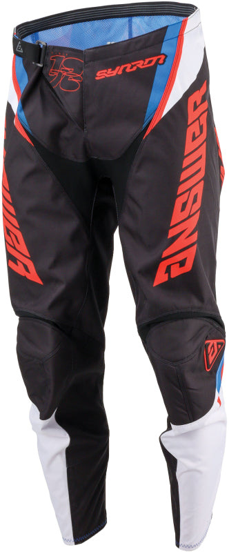 Answer 24 Syncron Envenom Pants Red/White/Blue Youth Size - 16 442571
