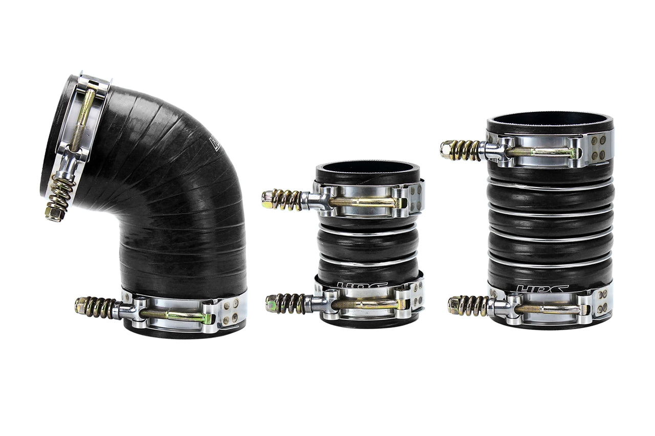 HPS Performance Products HPS High Temp Aramid Reinforced Silicone Intercooler Hose Boots Kit GMC 2006-2010 Sierra 2500 6.6L Duramax Diesel