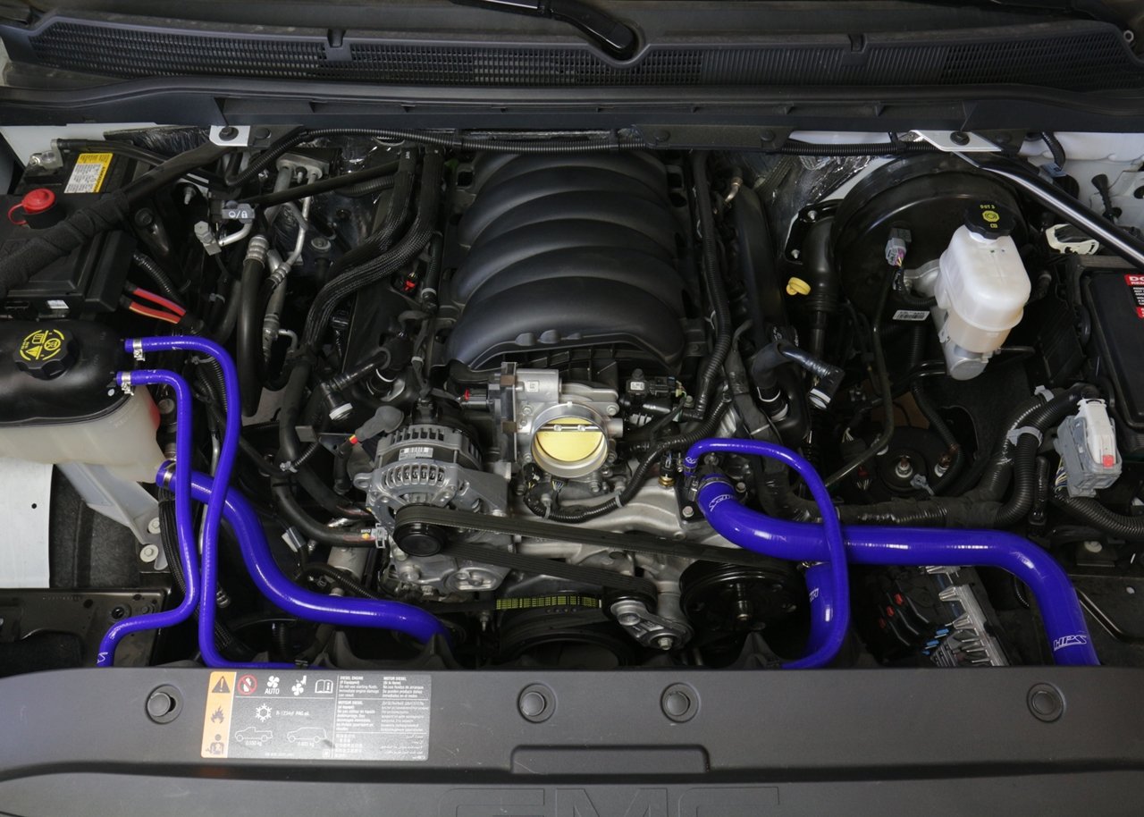HPS Performance HPS Silicone Radiator Coolant Hose Kit Chevy 2015-2020 Tahoe 5.3L V8, 57-1594R