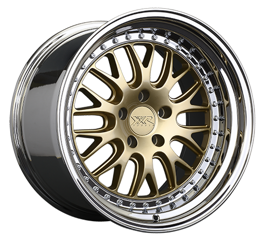 XXR 570 Wheel Hyper Gold / Platinum Lip 18x8.5 +35 5x120