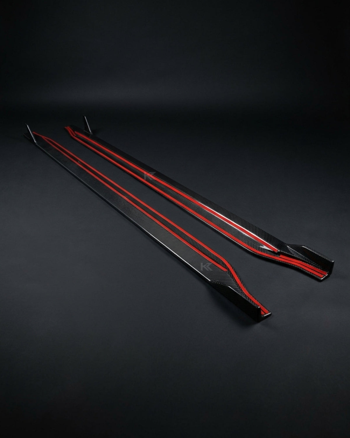 2021–2024 BMW M3 G80 / M4 G82 / G83 Side Skirt Extensions – Pre-Preg Dry Carbon Fiber