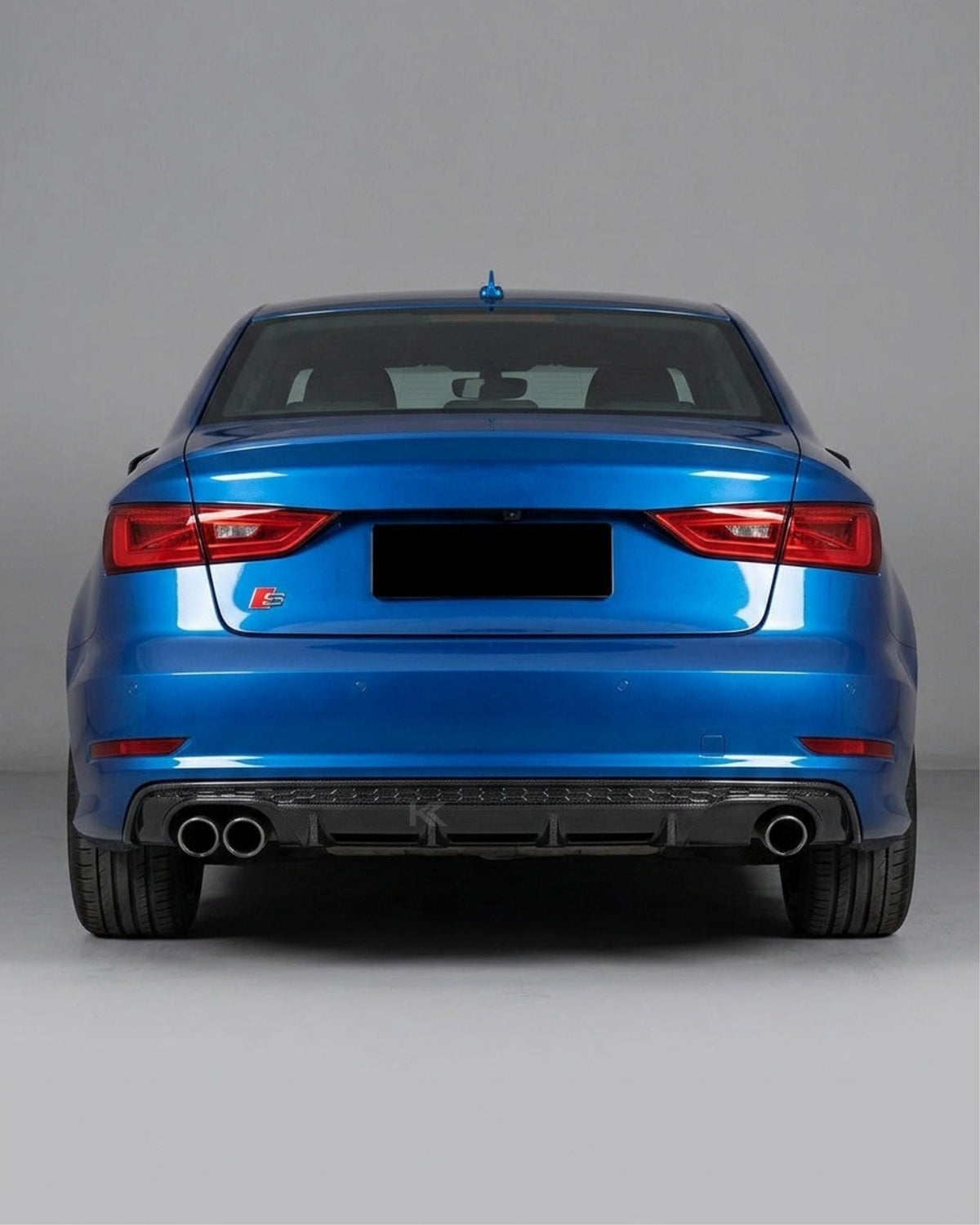 2015–2016 Audi A3 S-Line 8V Sedan Rear Bumper Diffuser Lip – Carbon Fiber