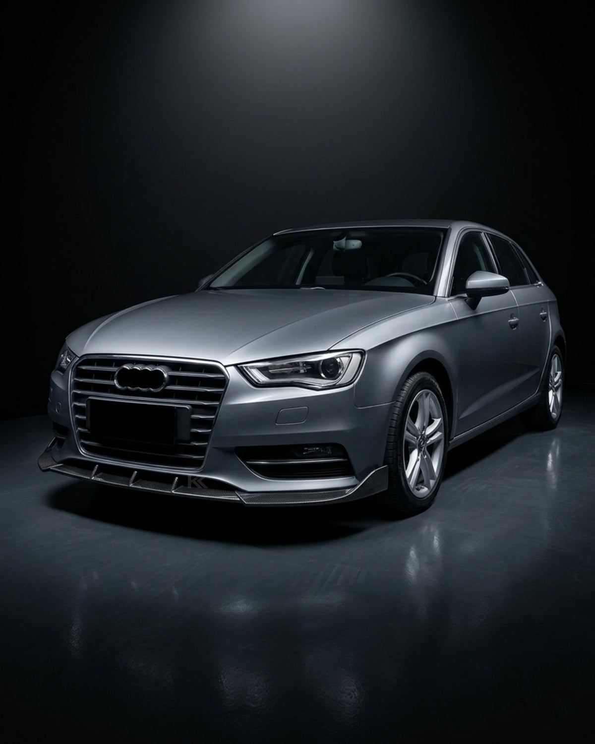 2014–2016 Audi A3 S-Line / S3 8V Hatchback Front Lip Splitter – Pre-Preg Dry Carbon Fiber