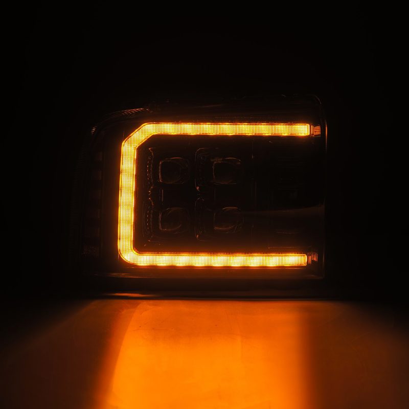 AlphaRex 05-07 Ford Super Duty/Excursion NOVA-Series LED Projector Headlights Alpha-Black