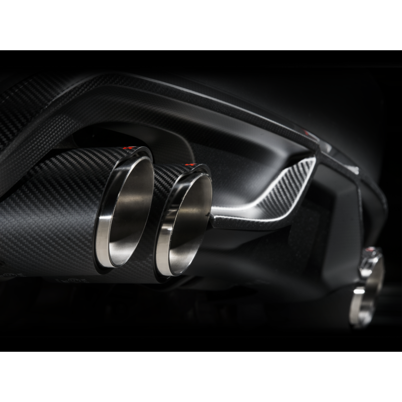 Akrapovic 15-17 BMW X5M (F85) Evolution Line Cat Back (Titanium) w/ Carbon Tips