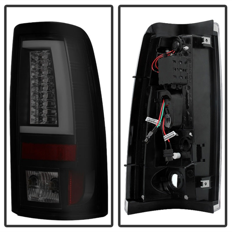Spyder 03-06 Chevy Silverado (Does Not Fit Stepside) Version 2 LED Tail Lights - Black Smoke 5083272