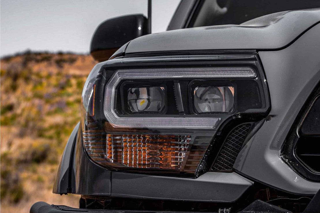 Morimoto Toyota Tacoma (12-15) XB Hybrid LED Headlights - Amber DRL