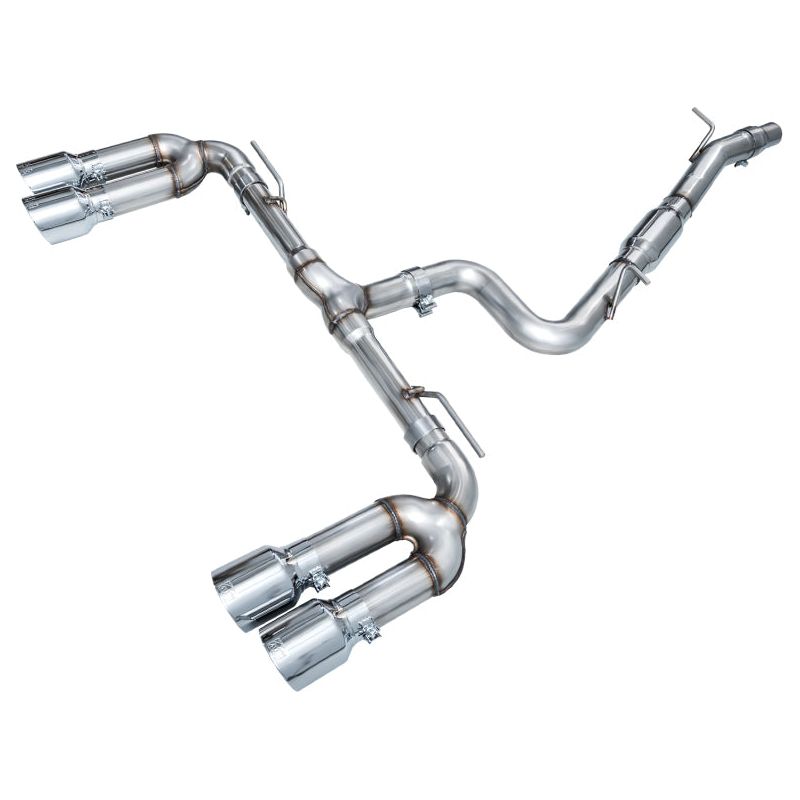 AWE 22-24 Audi 8Y S3 Track Edition Exhaust - Chrome Silver Tips