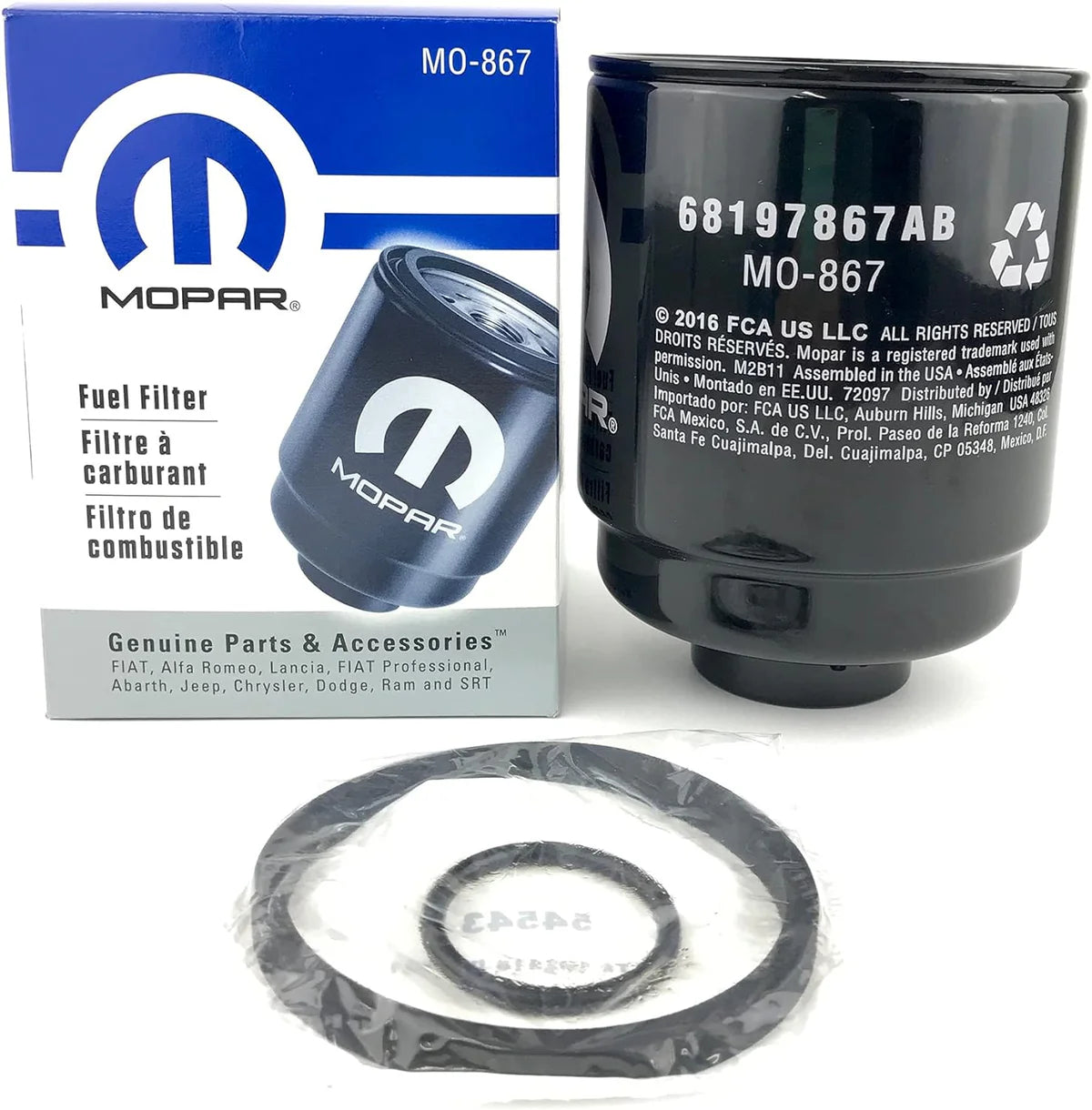 Mopar 2013-2018 Dodge RAM 2500-5500 6.7L Cummins Oil Fuel Filter Kit OEM quality image 4