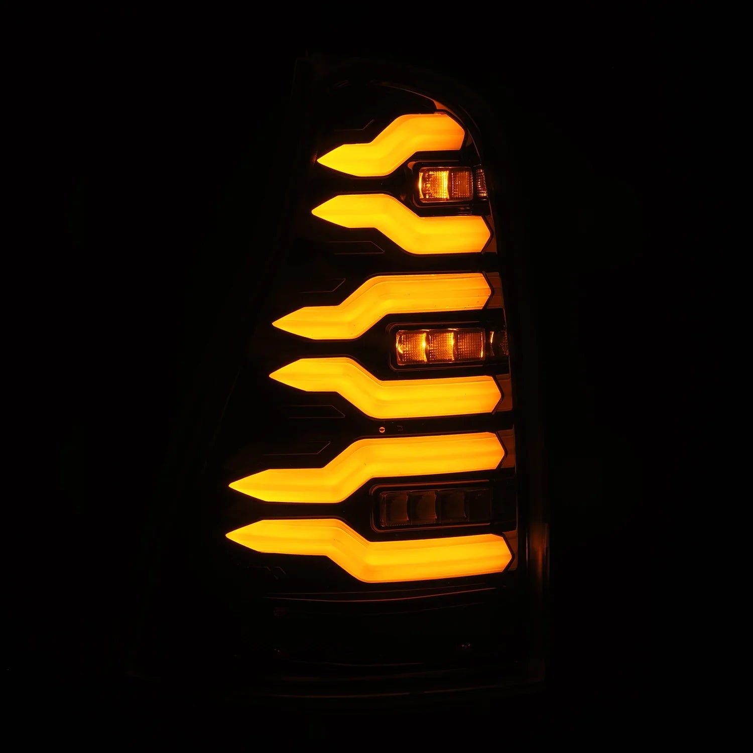 AlphaRex 03-09 Toyota 4Runner LUXX-Series LED Tail Lights Black Red